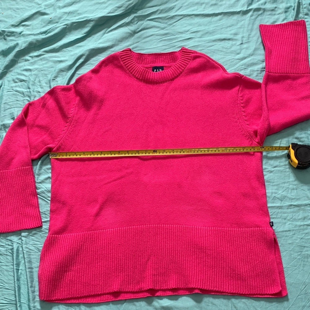 GAP Bright Pink Crewneck Sweater